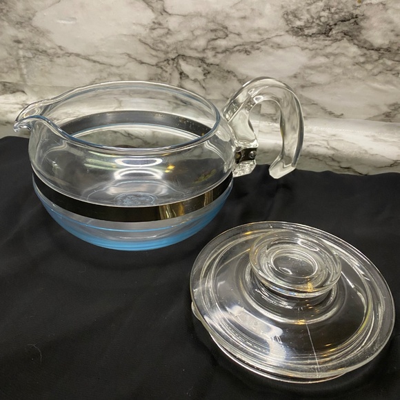 * vintage Pyrex Flameware 6-cup percolator coffee pot  1930 Vintage - Picture 4 of 8